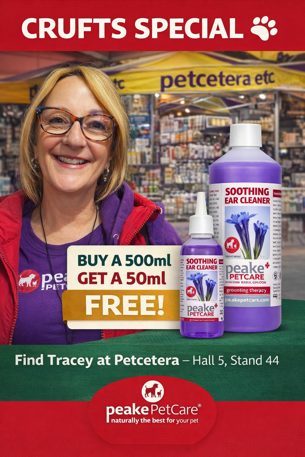 Peake Pet Care's Soothing Ear Cleaner - 500ml